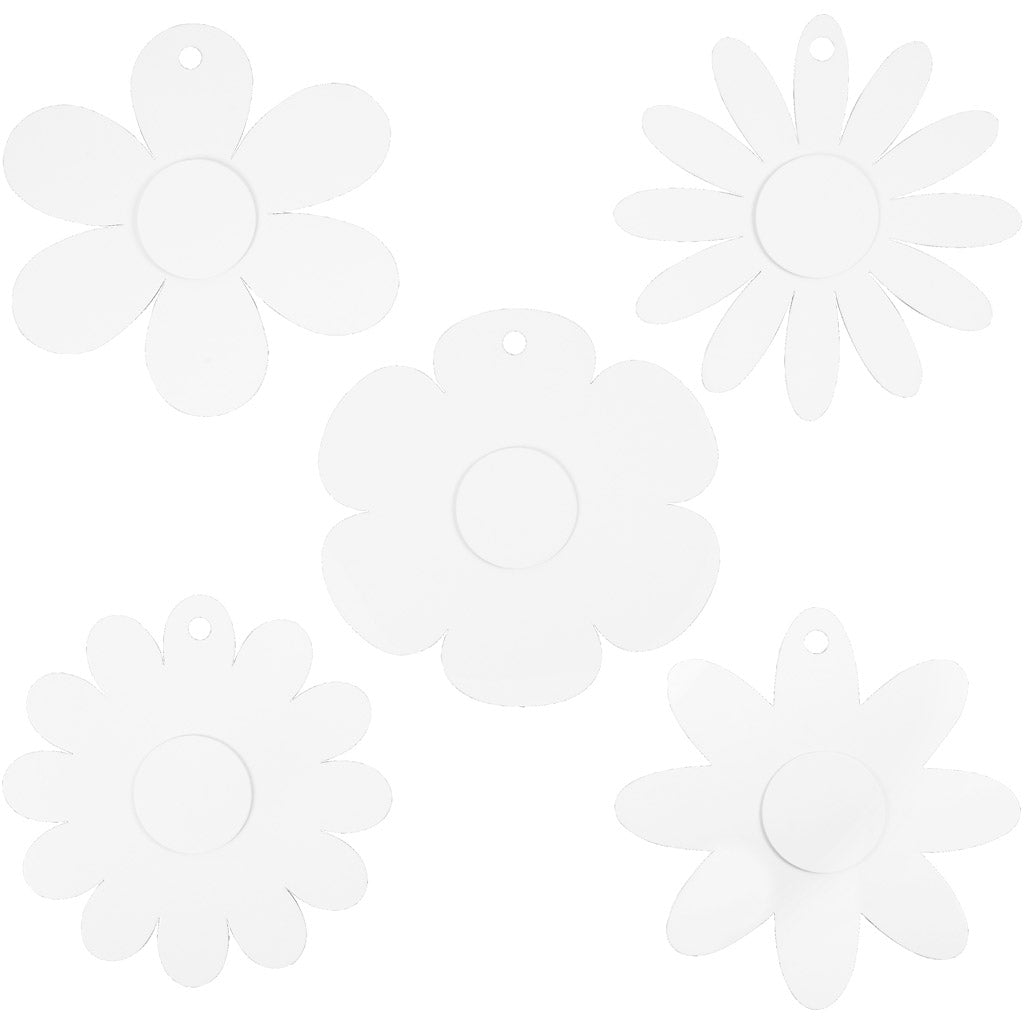 Creativ Firmenblumen weiß, 5x 3Stk.