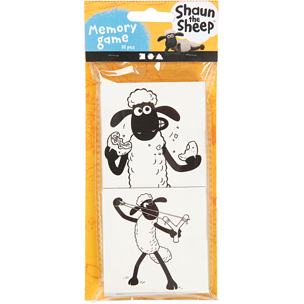 Shaun das Schaf-Memory-Spiel, 400 g, 15er-Set, 1 Box