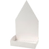Creativ Company Brunnenkressebehälter mit Figur, Haus, H: 20 cm, weiß, 6er Set 1 Box