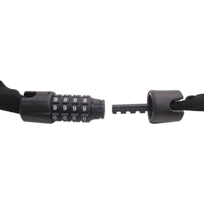 Kettenschloss mit Code Edge Web Racer 90cm - schwarz