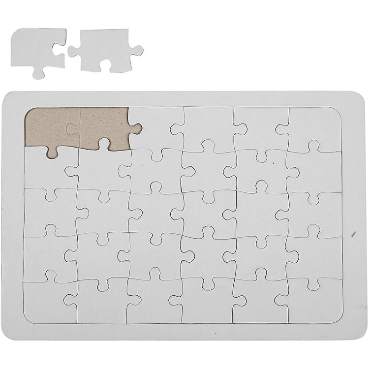 Creativ Firmenpuzzle, Größe 21x30 cm, weiß, 1 Stück