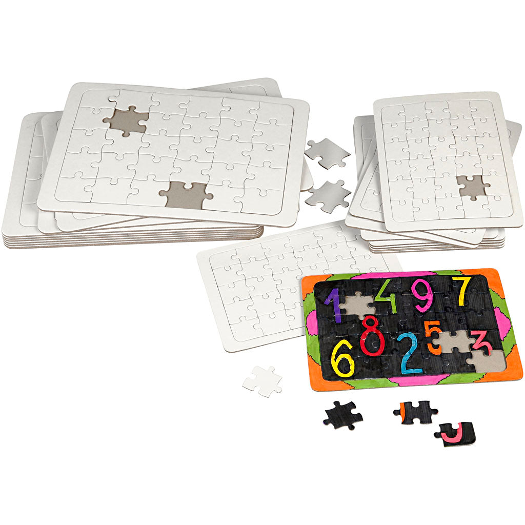 Creativ Firmenpuzzle, Größe 21x30 cm, weiß, 1 Stück