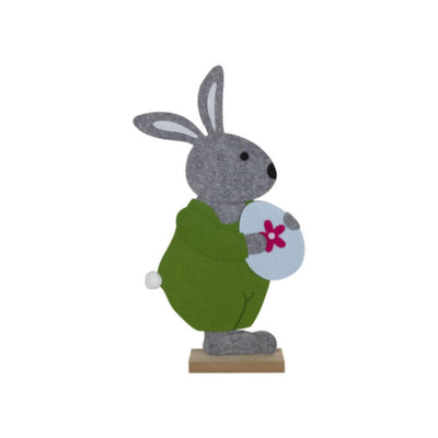 Svenska Living Fensterdeko Filz Osterhase mit Ei 51cm