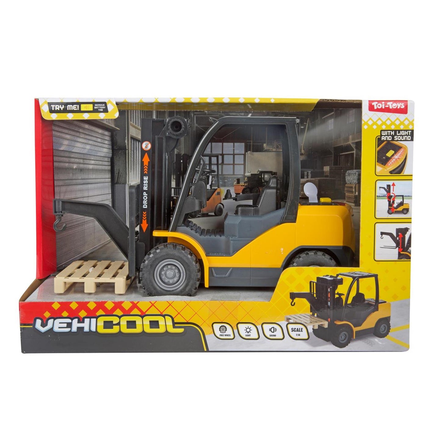 Toi-toys vehicool Gabelstapler – 25 cm