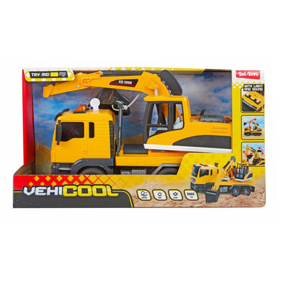 Toi-toys Vehicool Bagger mit Licht und Ton – 25 cm