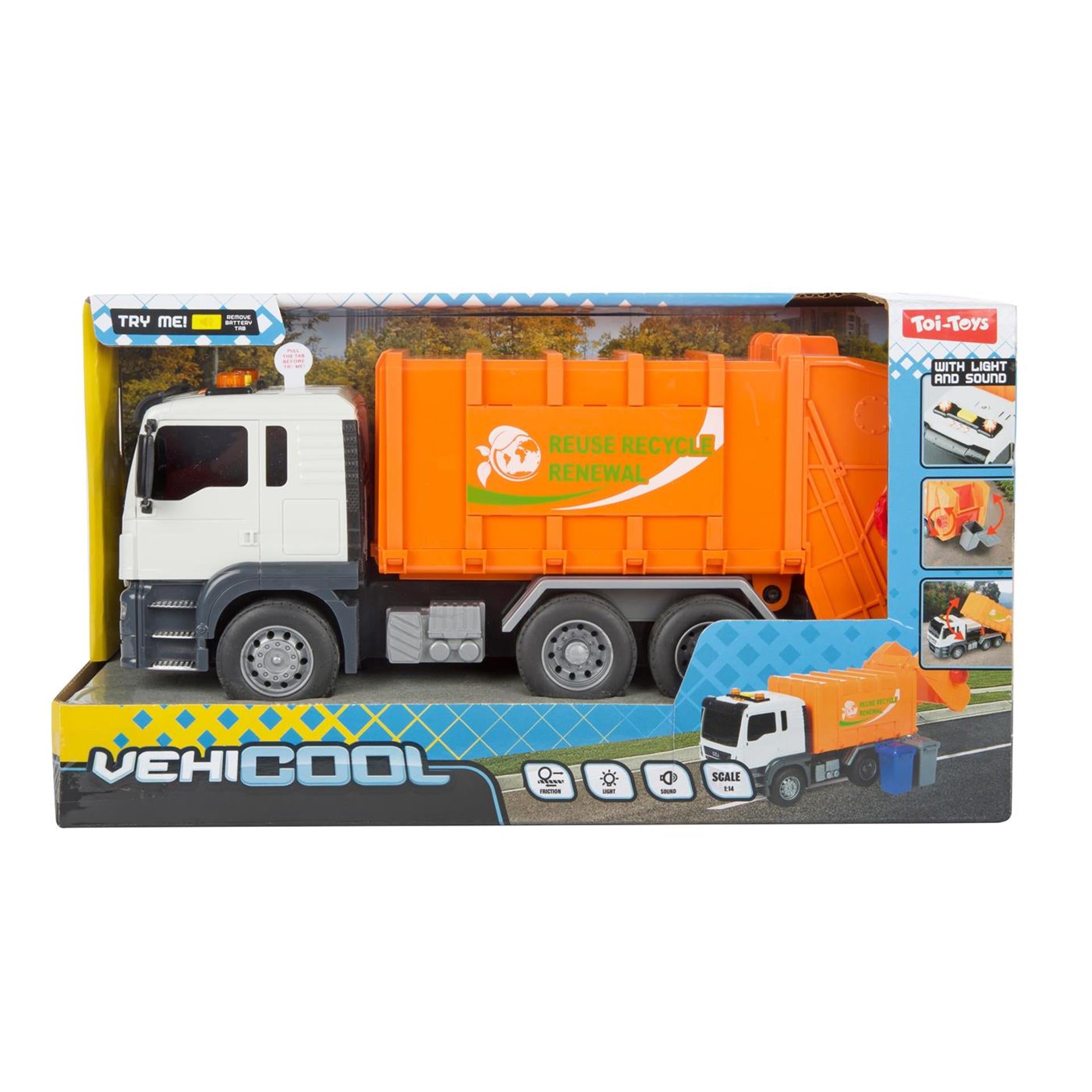 Toi-toys vehicool Müllwagen – 21 cm