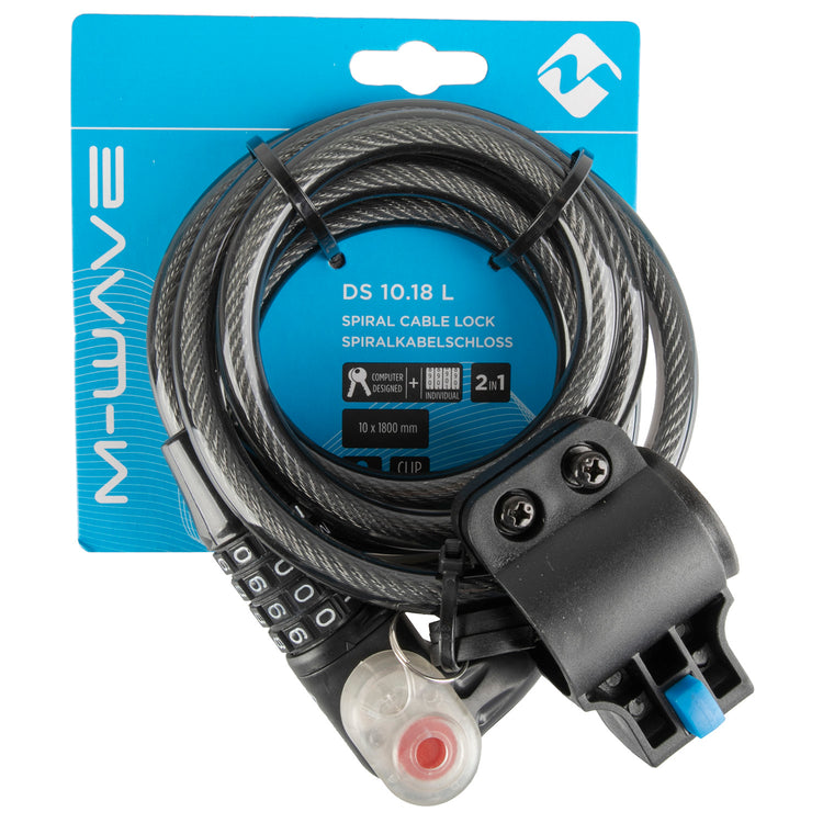 M-Wave DS 10,18 l Spiralkabelschloss