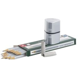 Bleistift Faber Castell Grip 2001 Holzgriff Radiergummi Spitzer