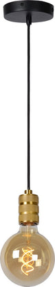 Lucide Jova - Hängelampe - ø 12 cm - 1xE27 - mattgoldenes Messing