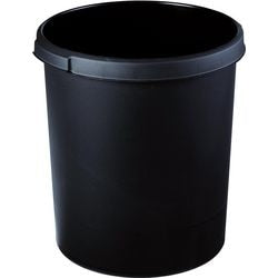 Papierkörbe 30l schwarz, robust, langlebig, großes Fassungsvermögen