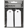 Creativ Company Manilla Labels White, 20st.