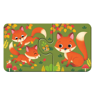 Ravensburger Tiere und ihr kleines Puzzle, 9x2st.