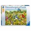 Ravensburger Vögel im Wiesenbein -Puzzle, 500st.