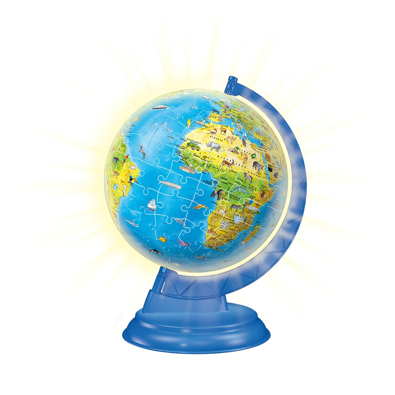 Ravensburger XXL Kinder Globe Night Edition im englischen 3D -Puzzle, 180.