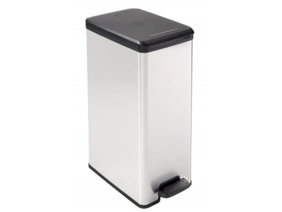 Curver Curver Pedal Bin Deco Smale 40 l Silberfarbe