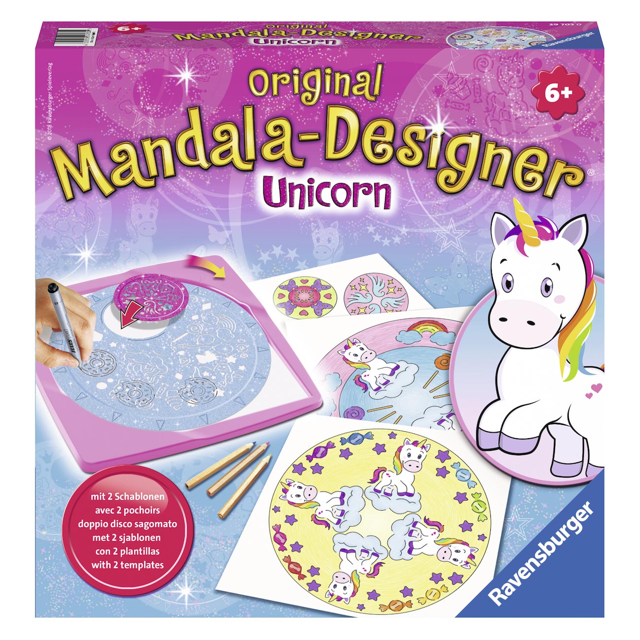 Mandala-Designer 2in1 - Einhorn