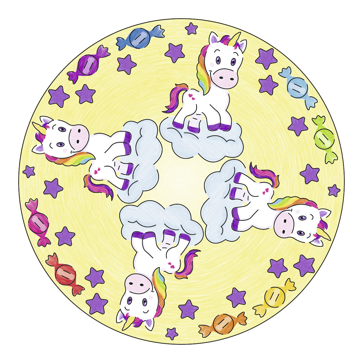 Mandala-Designer 2in1 - Einhorn