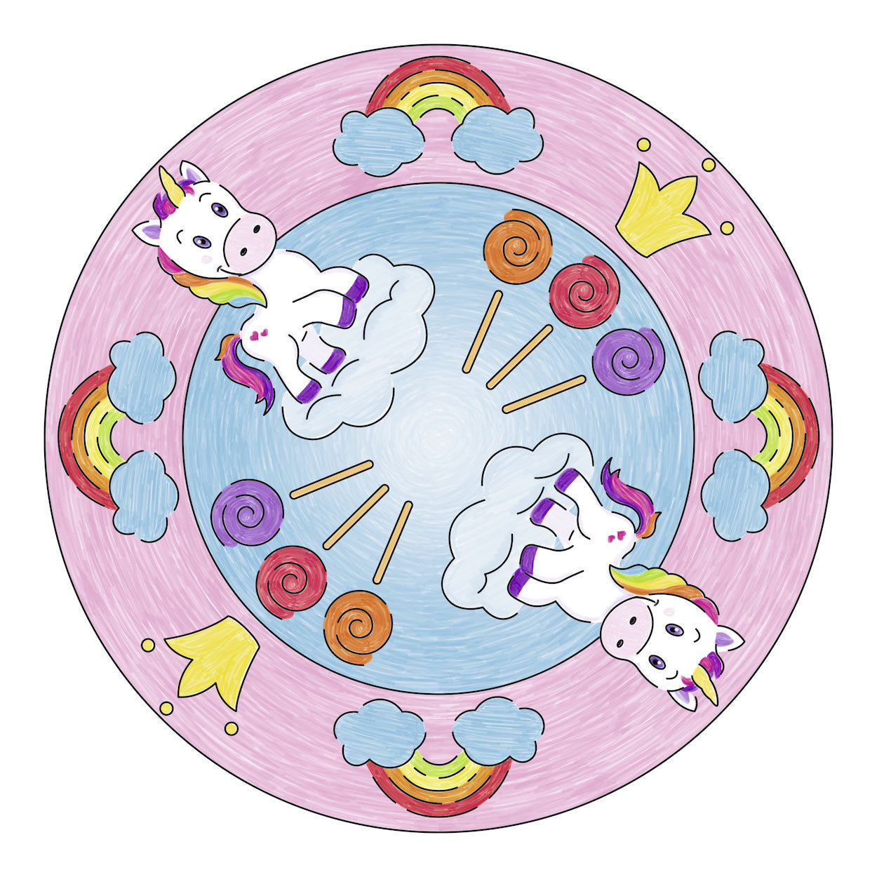 Mandala-Designer 2in1 - Einhorn