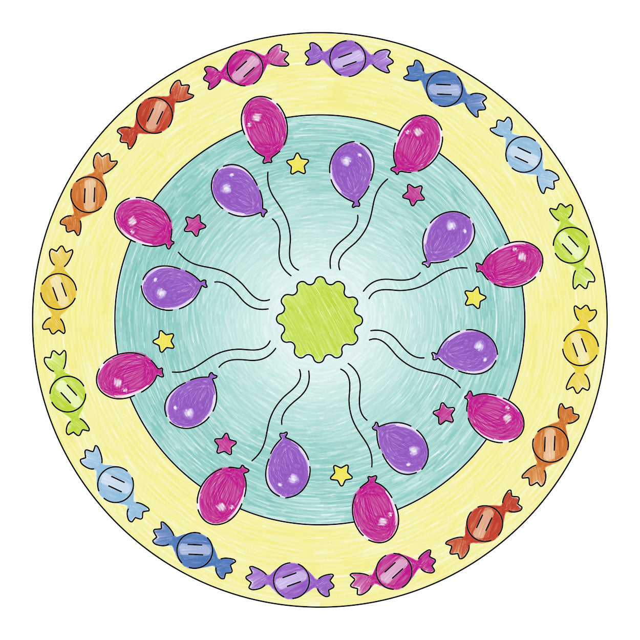 Mandala-Designer 2in1 - Einhorn