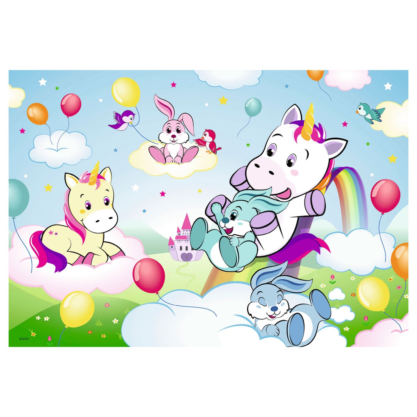 Ravensburger - märchenhaftes Einhorn -Puzzle 2x24 Teile