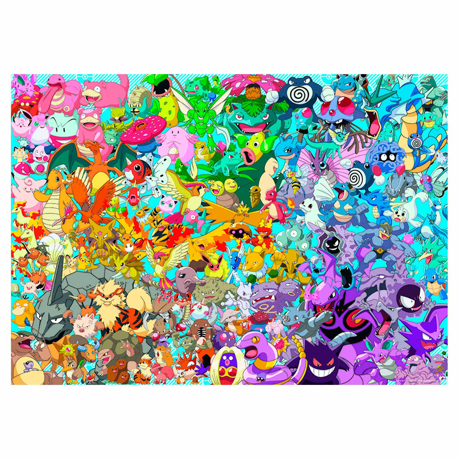 Ravensburger - Herausforderung Puzzle Pokémon 1000st.