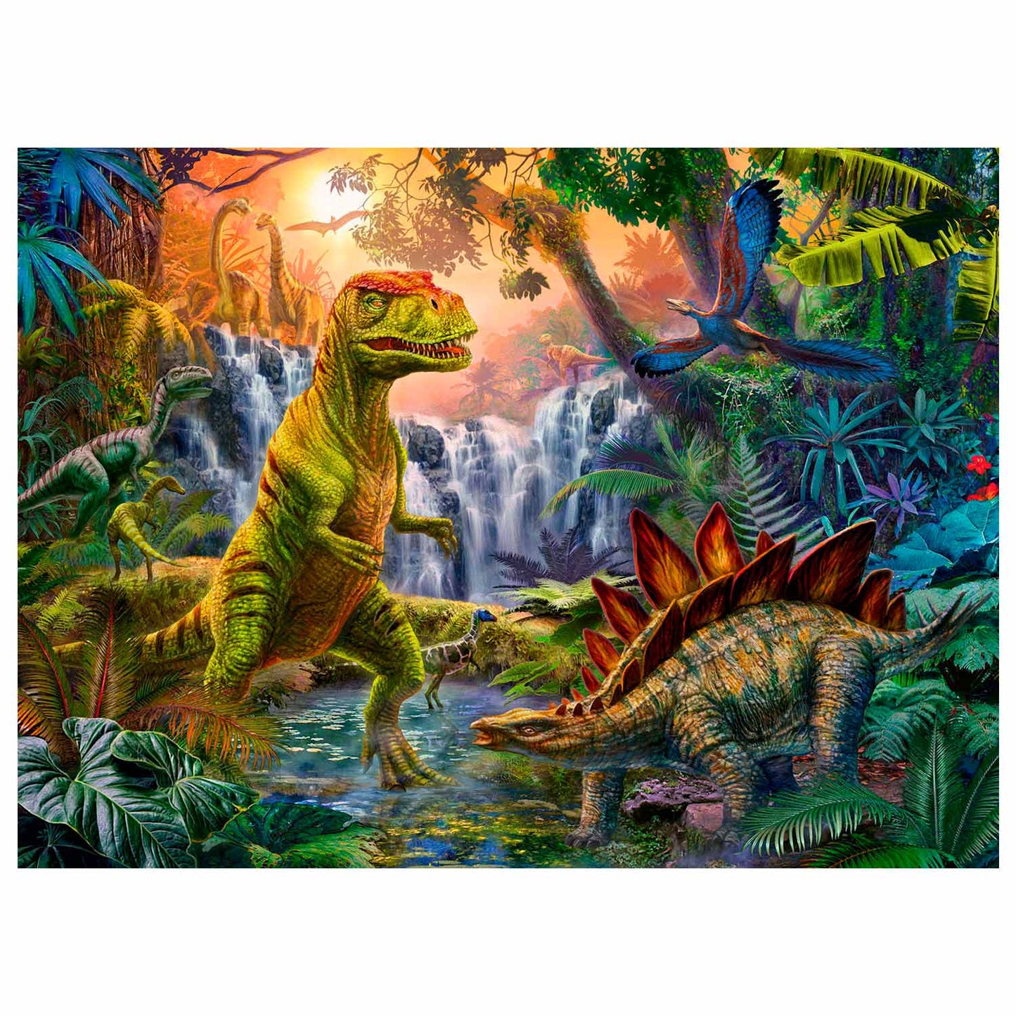Ravensburger - Oase der Dinosaurier -Puzzle 100.. Xxl