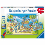 Ravensburger - Adventure Island 2x24 Stücke - afbeelding 1