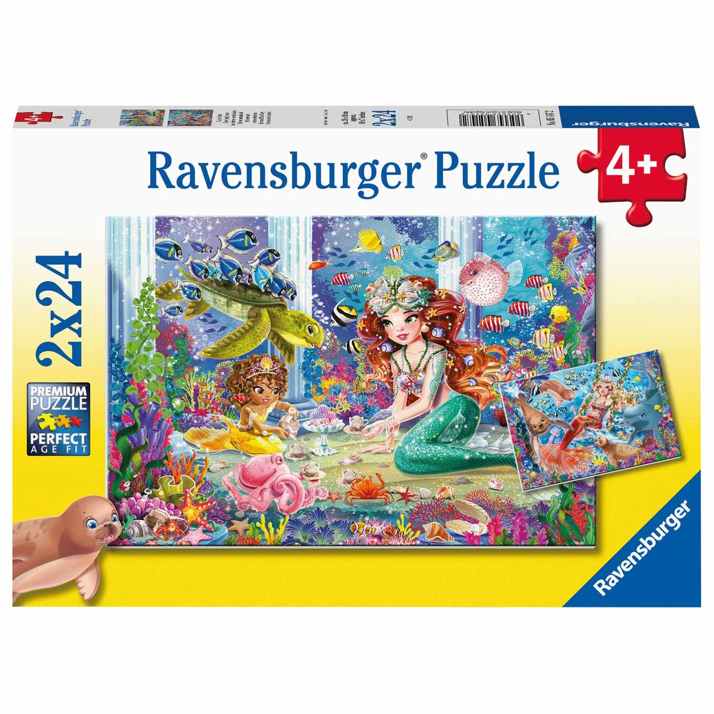Ravensburger - bezaubernde Meerjungfrau 2x24 Stücke
