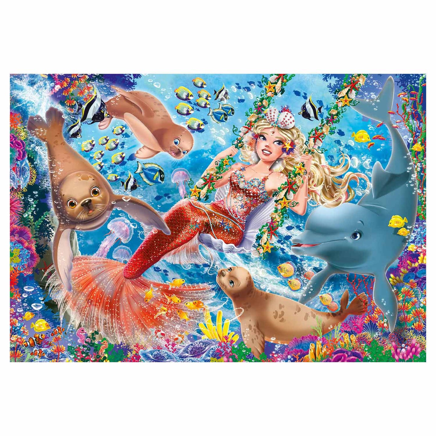 Ravensburger - bezaubernde Meerjungfrau 2x24 Stücke