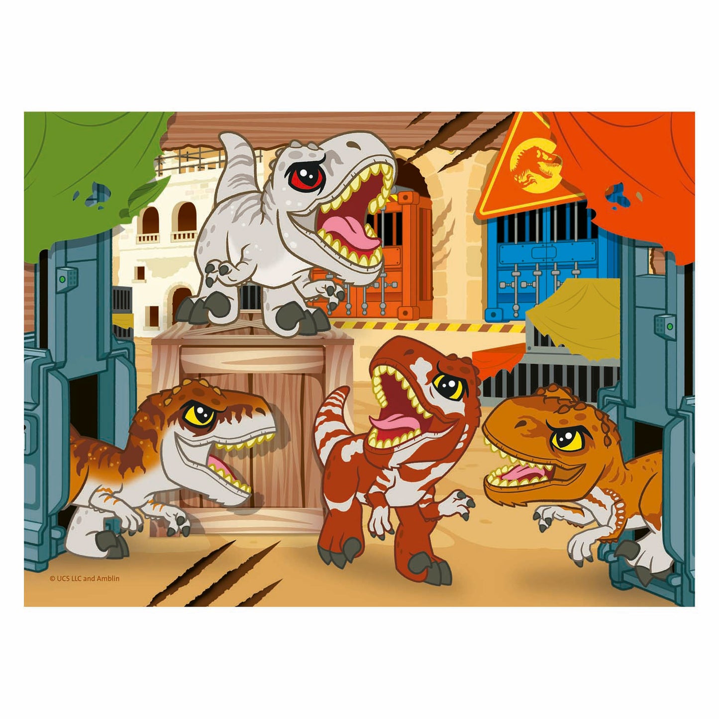 Ravensburger Puzzle Jurassic World Explorers – 4 Puzzles