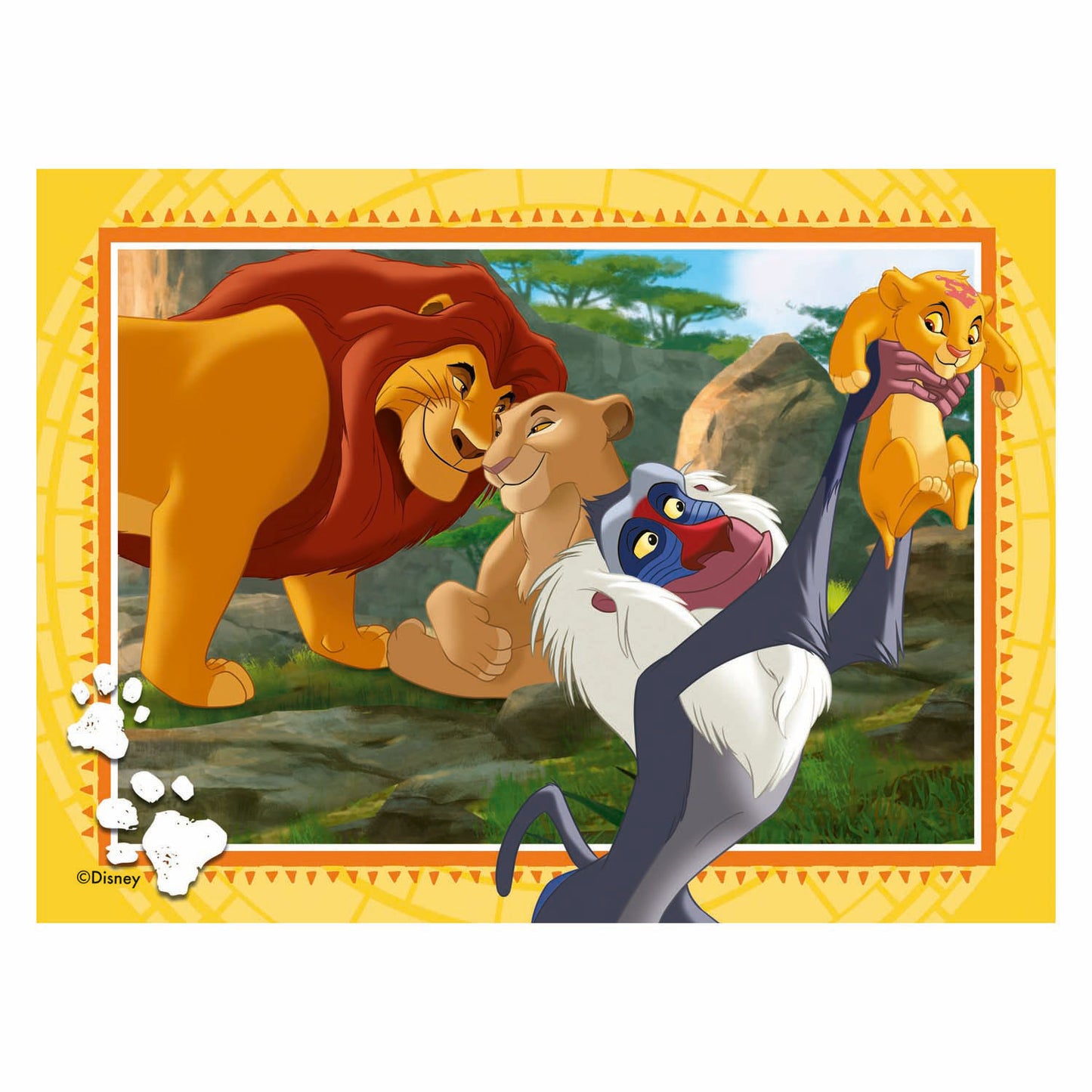 Ravensburger Puzzle Disney König der Löwen – 4 Puzzles