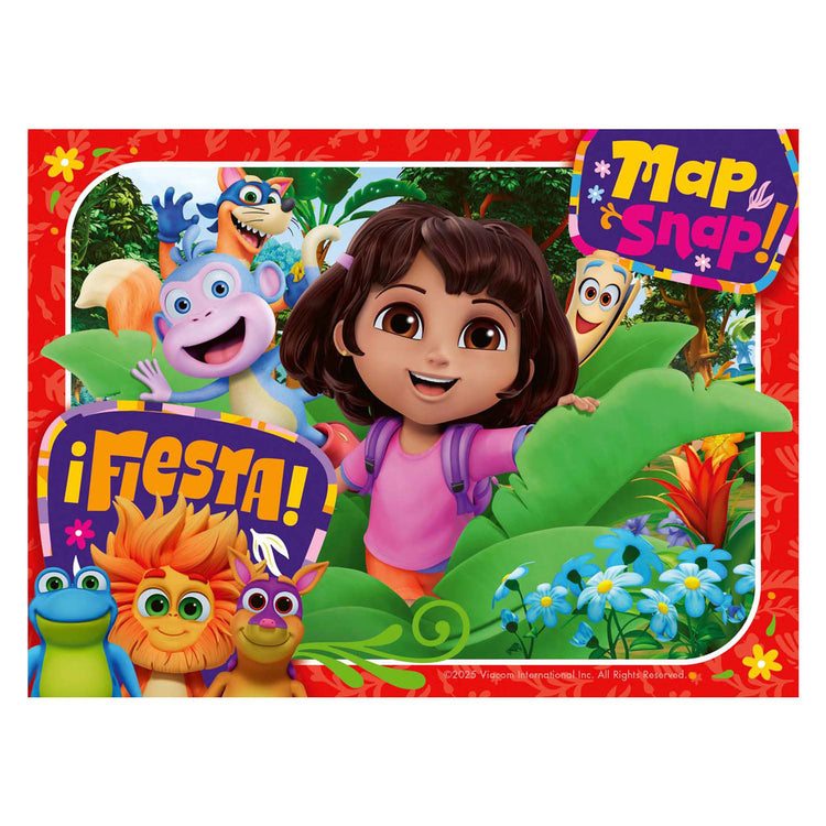 Ravensburger Puzzle Dora, die Entdeckerin, mach mit beim Abenteuer! - 4 Rätsel