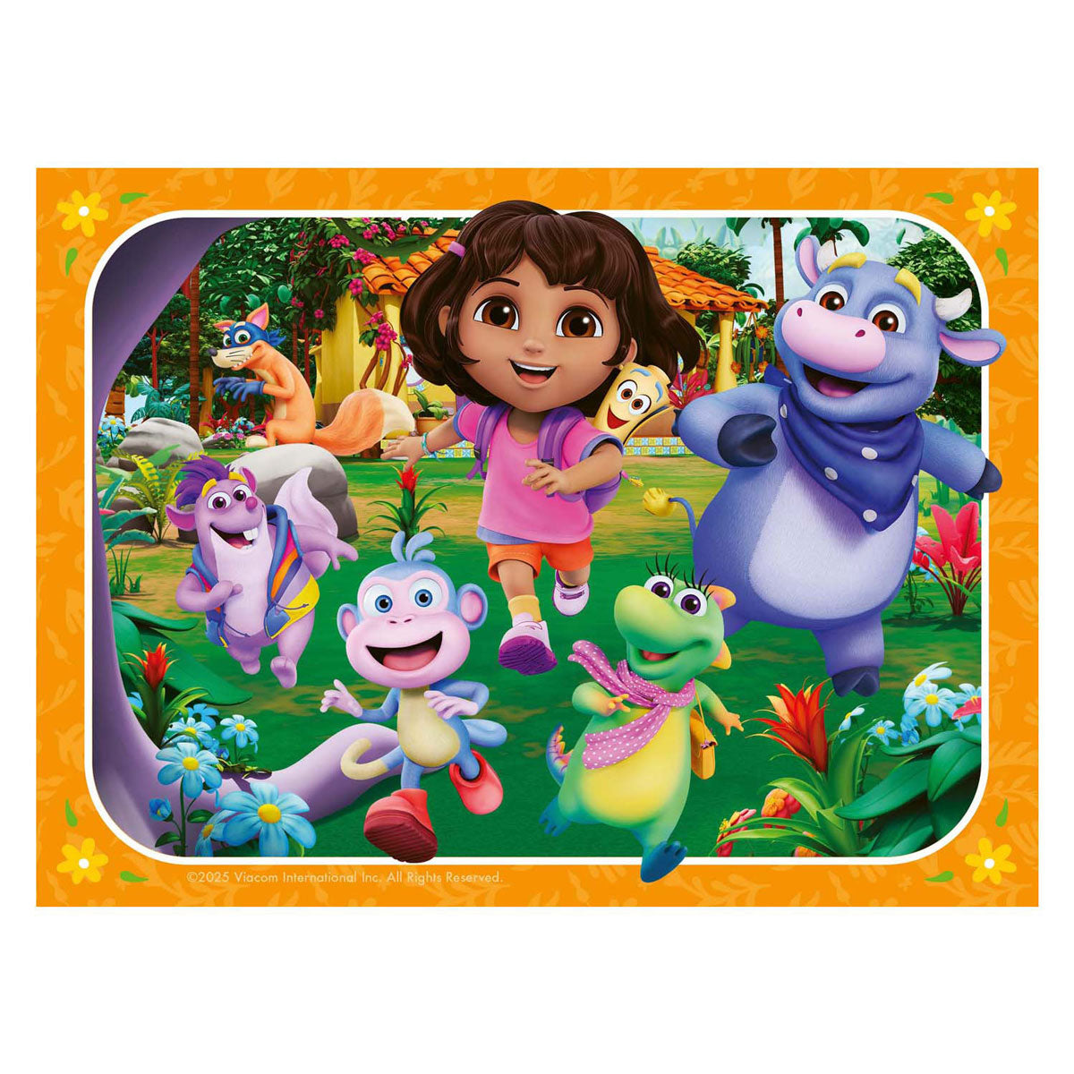 Ravensburger Puzzle Dora, die Entdeckerin, mach mit beim Abenteuer! - 4 Rätsel
