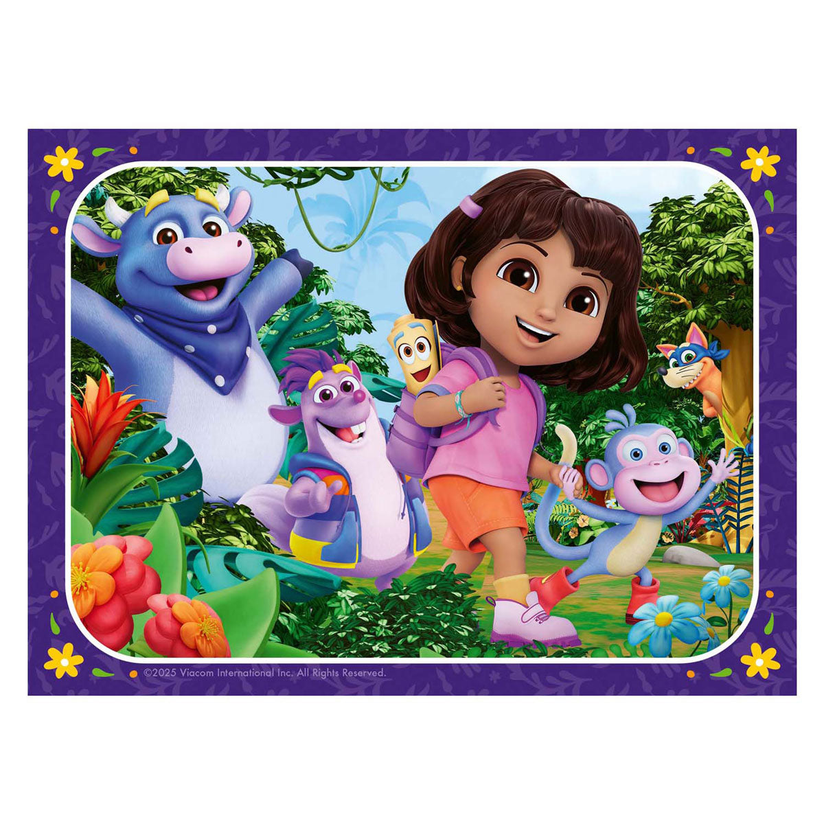 Ravensburger Puzzle Dora, die Entdeckerin, mach mit beim Abenteuer! - 4 Rätsel