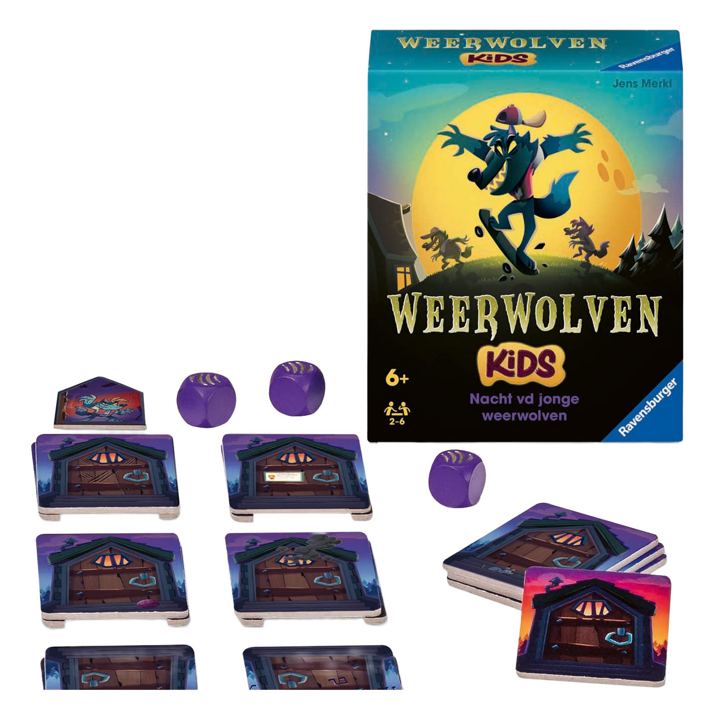 Ravensburger -Spiel Weerwolven Kinder Nacht der jungen Werwölfe