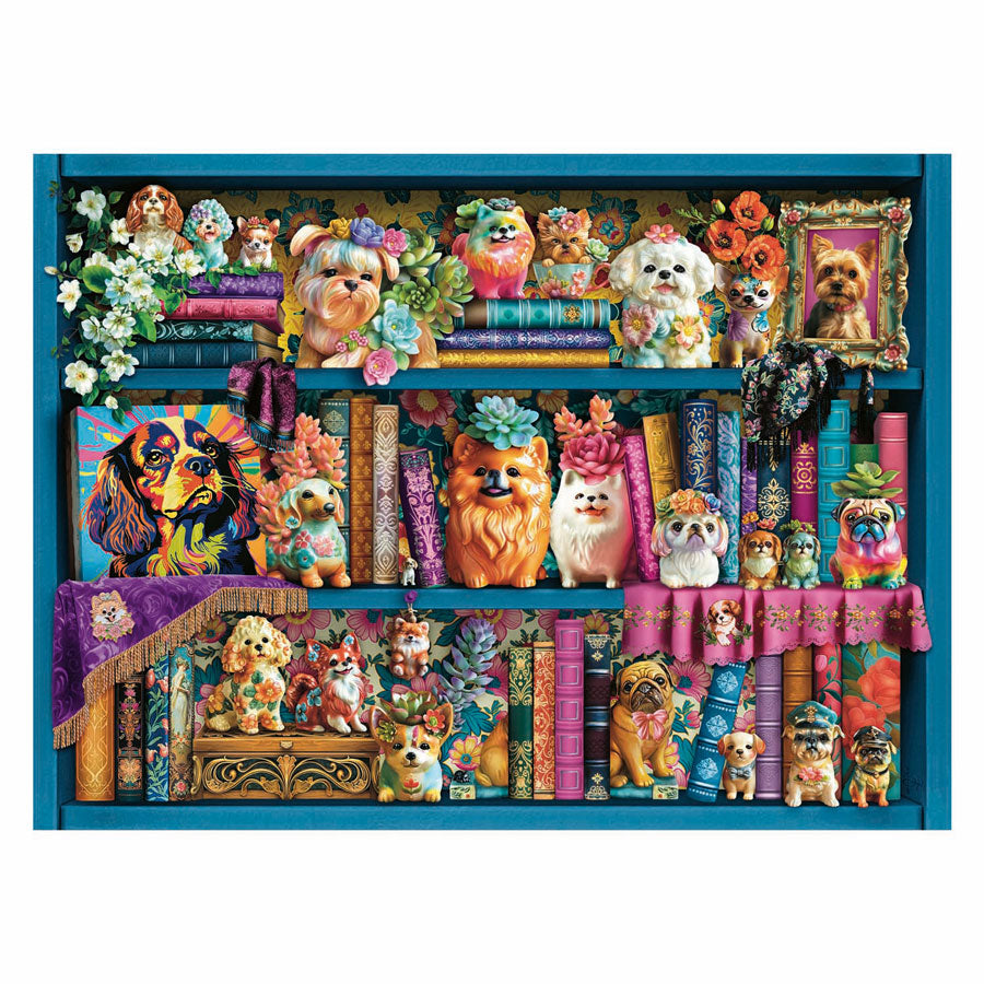 Ravensburger Puzzle wertvolle Porzellanhunde - 500 Teile.