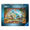 Ravensburger Puzzle Mittelmeer Terrasse Ansicht 1000 Stücke