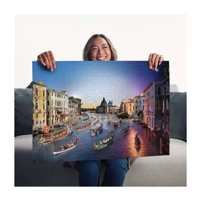 Ravensburger Puzzle Venedig Tag zu Nacht 1000 Stücke
