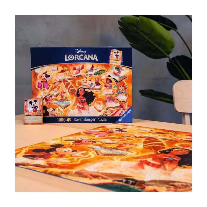 Ravensburger Puzzle Disney Lorcana Gimmers of the Realm: Amber - 1000 Teile.