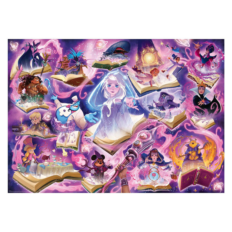 Ravensburger Puzzle Disney Lorcana Gimmers of the Realm: Amethyst – 1000 Teile.