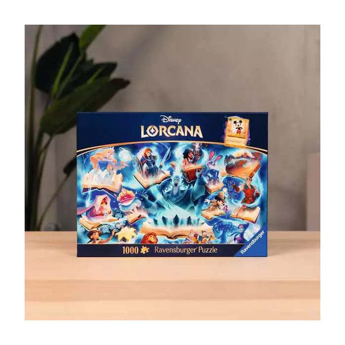 Ravensburger Puzzle Disney Lorcana Gimmers of the Realm: Sapphire – 1000 Teile.