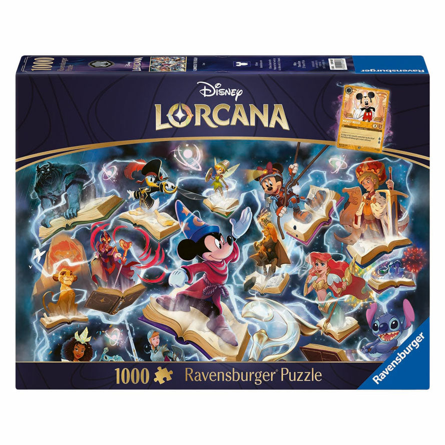 Ravensburger Puzzle Disney Lorcana Glimmers of the Realm: Steel - 1000 Teile.