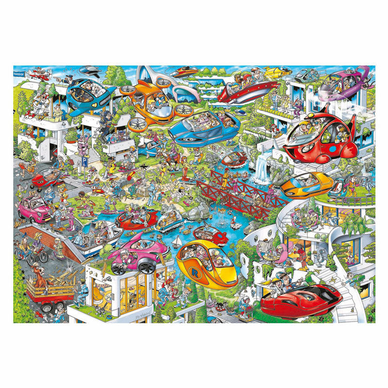 Ravensburger Puzzle Zeitreise 4 Zukunft - 1000 Teile.