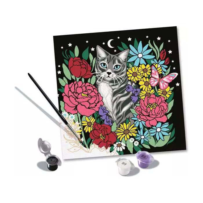 Ravensburger Creart Pixie Kaltmalen nach Zahlen – Katze