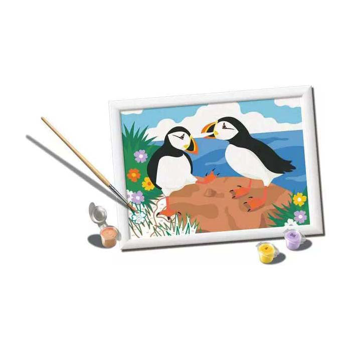 Ravensburger Creart Malen nach Zahlen – Papageientaucher