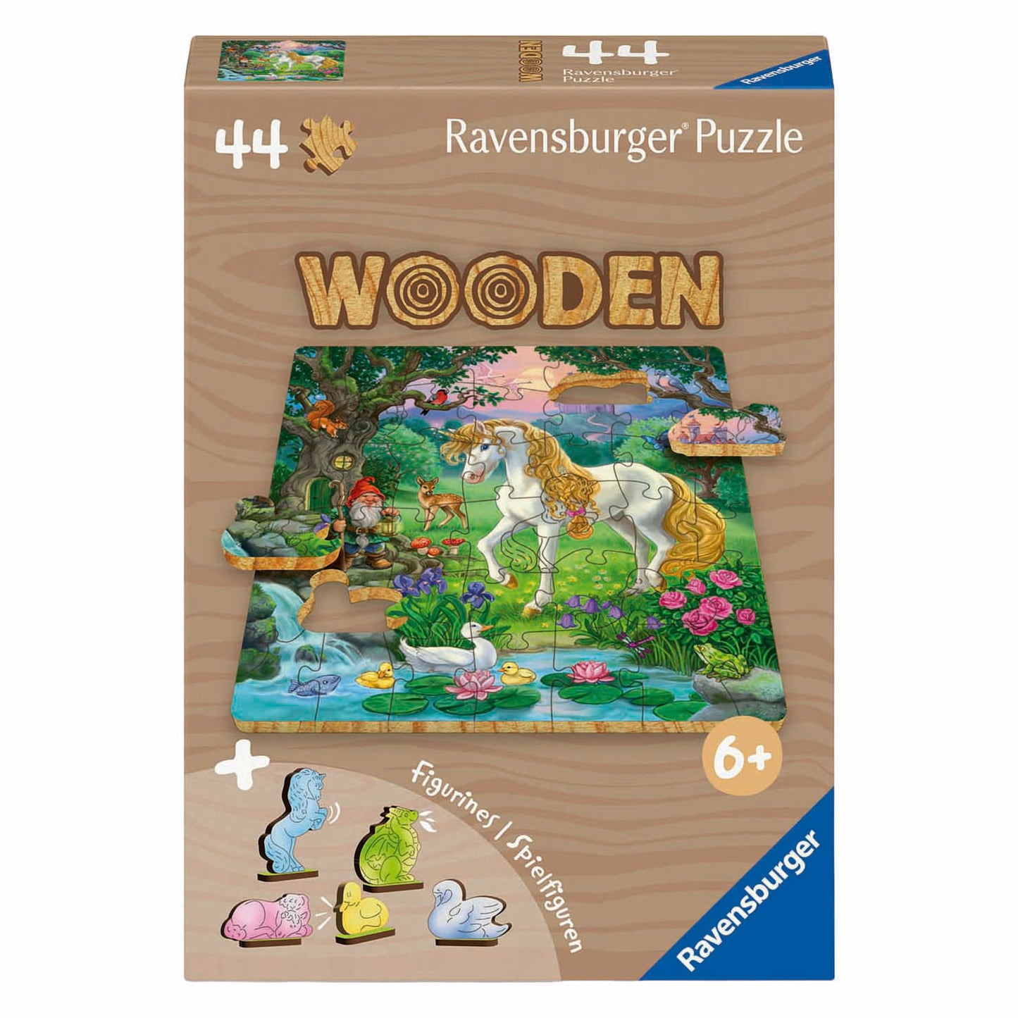 Ravensburger Holzpuzzle Einhorn - 44 Teile.