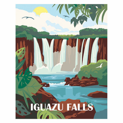 Ravensburger Creart Malen nach Zahlen – Iguazu-Wasserfälle