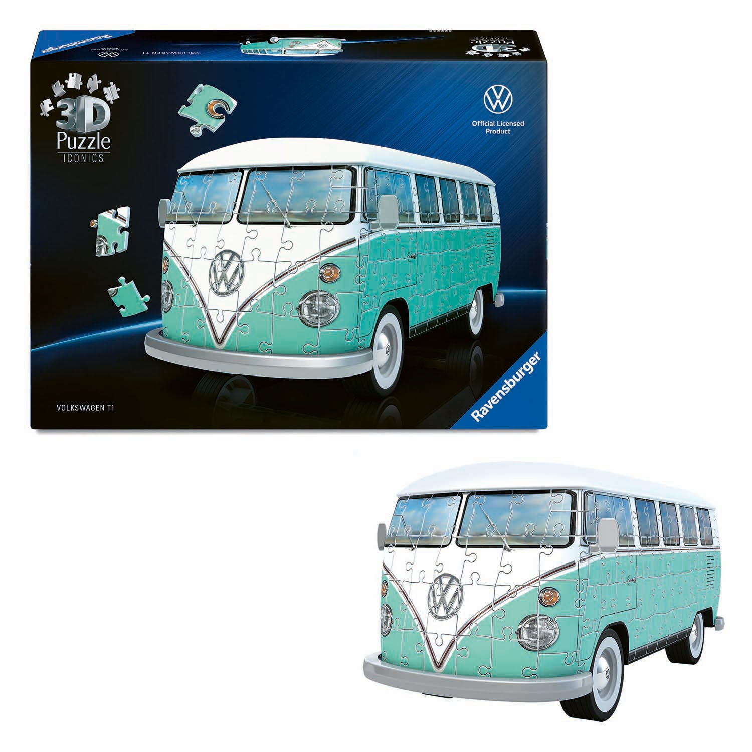 Ravensburger -Ikonik 3D Puzzle Volkswagen T1