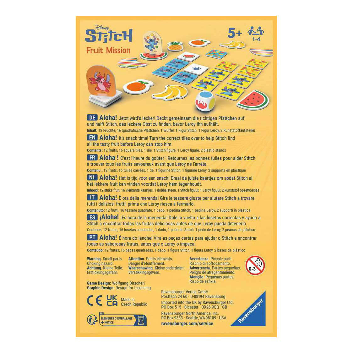 Ravensburger Game Stitch Fruit Mission Pocket | 2 Stk
