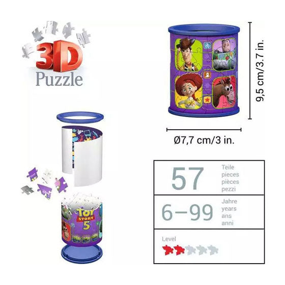 Ravensburger 3D-Puzzle - Stiftbox Toy Story 5